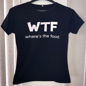 ⚠️Bundle Only⚠️WTF “Wheres the food” T-Shirt